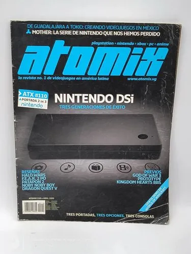 Revista Atomix No.110 Abril 2009 Nintendo Dsi