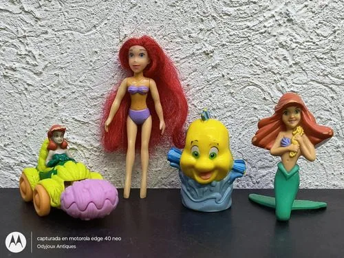 Lote 4 Figuras De La Sirenita Disney 90's Vintage Originales — Coleccionables vintage, años 90s