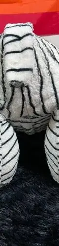 Peluche Grande Tigre Blanco 55cm Marca Muñelocos Usado — Coleccionables vintage (foto 5)