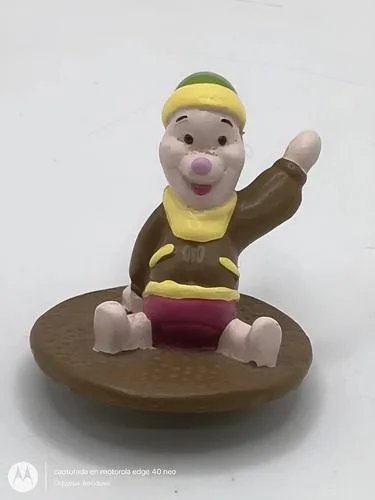Figura Navideña Piglet De Winnie Pooh Disney Retro Original — Coleccionables vintage, años 90s