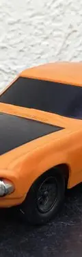 Vehículo De Juguete Ford Mustang Boss Boley 2000 Con Sonidos Ford Mustang Boss Naranja Con Negro — Coleccionables vintage, años NOW