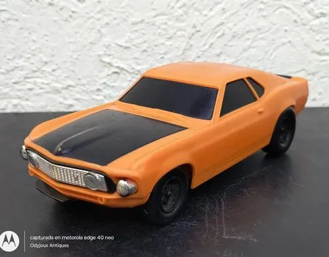 Vehículo De Juguete Ford Mustang Boss Boley 2000 Con Sonidos Ford Mustang Boss Naranja Con Negro