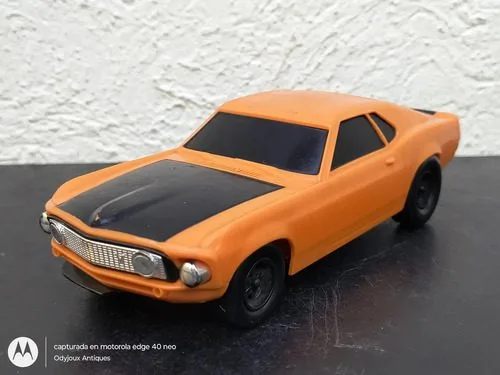 Vehículo De Juguete Ford Mustang Boss Boley 2000 Con Sonidos Ford Mustang Boss Naranja Con Negro — Coleccionables vintage, años NOW