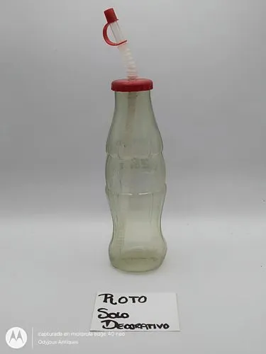 Cocalindro En Forma De Botella Coca Cola Vintage 30cm Roto Cocalindro En Forma De Botella Coca Cola Vintage 30cm