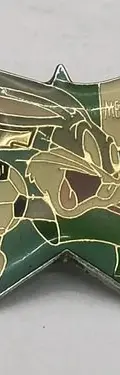 Pin Mundialero Bugs Bunny 1998 Looney Tunes Vintage Original Verde Con Dorado Pin Mundialero Bugs Bunny 1998 Looney Tunes Vintage
