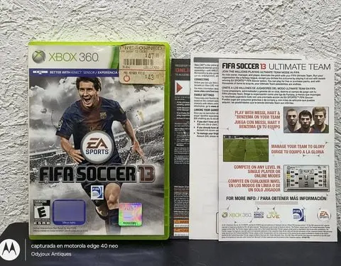 Fifa Soccer 13 Para Xbox 360 Solo Caja Y Folletería