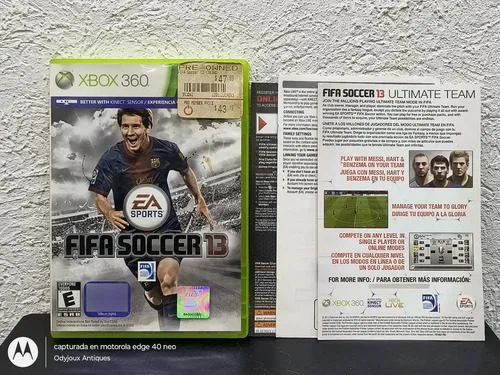 Fifa Soccer 13 Para Xbox 360 Solo Caja Y Folletería — Gaming vintage, años NOW
