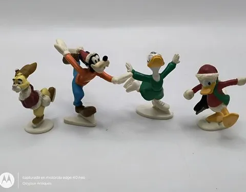 Figuras Sonrics Navidad Disney Pato Donald Goofy Daysi 4pz