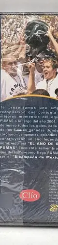 Dvd El Año De Oro Pumas 2004 Clío México Original — Video vintage, años NOW (foto 2)