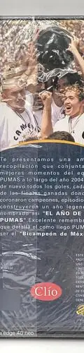 Dvd El Año De Oro Pumas 2004 Clío México Original — Video vintage, años NOW (foto 8)