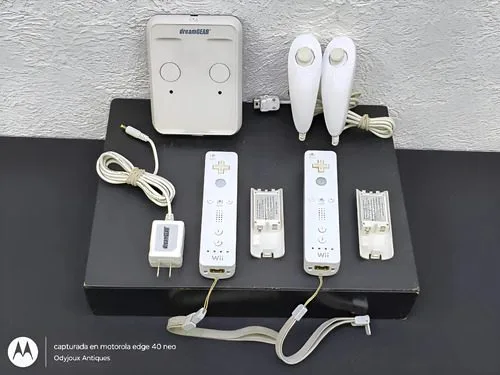 Par Controles Wii Mote + Nunchuck +base De Carga Dream Gear Blanco — Gaming vintage, años NOW