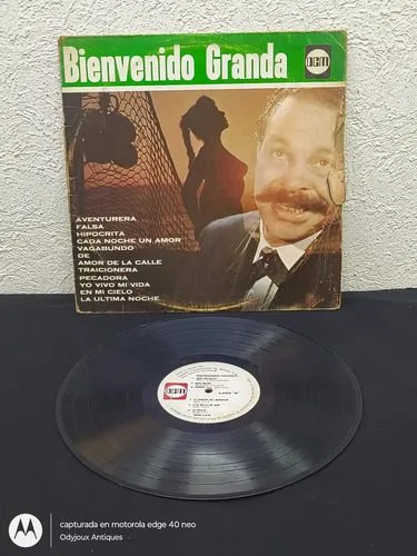 Disco Vinilo Bienvenido Granda Con La Tropicana Miguel Ruiz