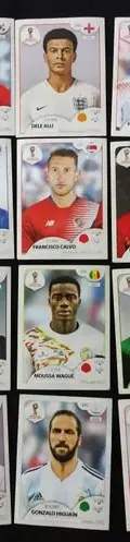 Lote 129 Estampas Fifa World Cup Rusia 2018 Panini Original Futbolistas Futbolistas Y Equipos — Coleccionables vintage, años NOW (foto 9)
