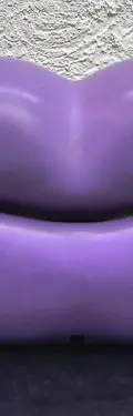Teléfono Alámbrico Labios Morados Onix Kiss Phone No Funcion Violeta — Tech vintage (foto 5)