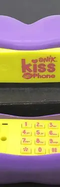 Teléfono Alámbrico Labios Morados Onix Kiss Phone No Funcion Violeta — Tech vintage (foto 7)