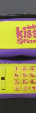 Teléfono Alámbrico Labios Morados Onix Kiss Phone No Funcion Violeta — Tech vintage (foto 8)