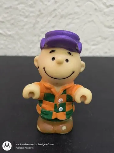 Figura Charlie Brown Peanuts Vintage 1966 United Feat Synd