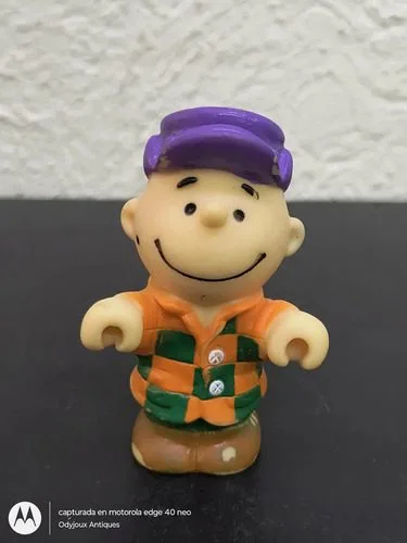 Figura Charlie Brown Peanuts Vintage 1966 United Feat Synd — Coleccionables vintage, años 60s