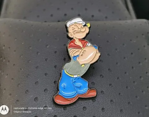 Pin/broche Popeye El Marino Retro Metalico 3.5cm Azul Popeye El Marino