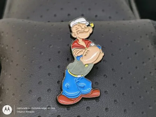 Pin/broche Popeye El Marino Retro Metalico 3.5cm Azul Popeye El Marino — Coleccionables vintage