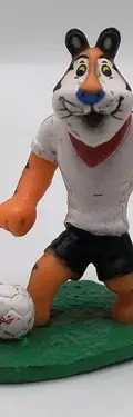 Figuras Kellogg's Futbol Mex Vintage 90s Tigre Toño Melvin — Decoración vintage, años 90s (foto 9)