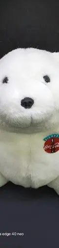 Peluche Oso Polar Coca Cola 18cm De Colección Navidad Usado Blanco — Coleccionables vintage