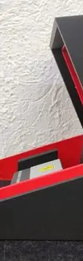 Estuche Para Reloj Ferrari Scuderia Classic Carbon Black Negro — Coleccionables vintage, años NOW (foto 4)