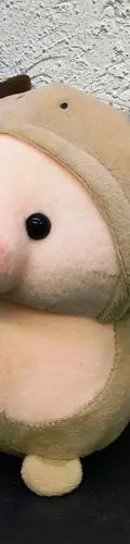 Peluche Puerquito Con Disfraz Kawaii Suave Rosa Con Cafe — Coleccionables vintage (foto 4)