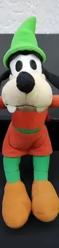 Peluche Goofy Tribilin De La Navidad Mágica Disney Original  Naranja Con Verde — Coleccionables vintage, años NOW