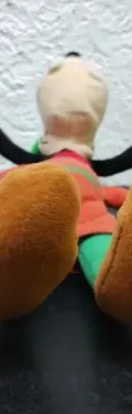 Peluche Goofy Tribilin De La Navidad Mágica Disney Original  Naranja Con Verde — Coleccionables vintage, años NOW (foto 4)