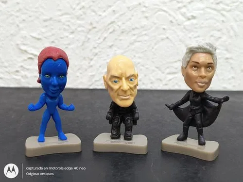 Lote 3 Figuras Cabezones X-men Marinela Promocionales 2014 — Coleccionables vintage, años NOW