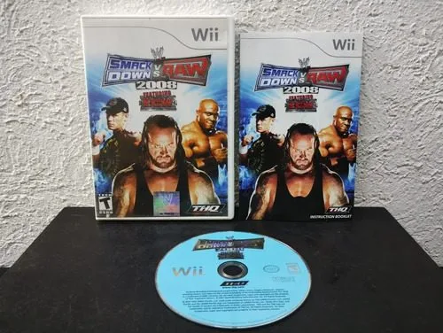 Smackdown Vs Raw 2008 Para Wii Nintendo Completo Original — Gaming vintage, años NOW