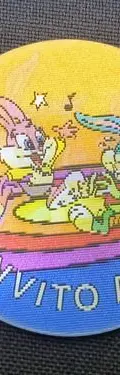 Tazo Lenticular Tinny Toons Buster Bunny #28 1994 Original — Coleccionables vintage, años 90s