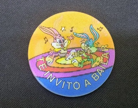 Tazo Lenticular Tinny Toons Buster Bunny #28 1994 Original