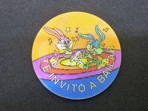 Tazo Lenticular Tinny Toons Buster Bunny #28 1994 Original — Coleccionables vintage, años 90s