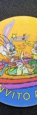 Tazo Lenticular Tinny Toons Buster Bunny #28 1994 Original — Coleccionables vintage, años 90s (foto 3)