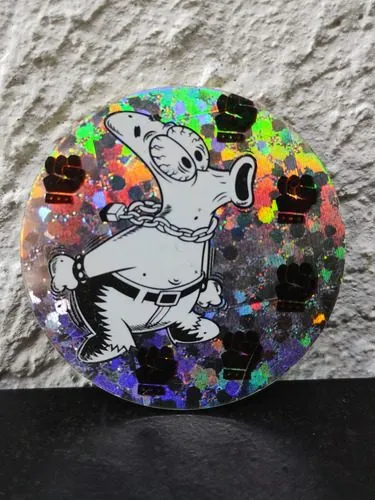 Tazo Bob Esponja Prismatic Punk #118 Año 2007 Nickelodeon