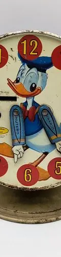 Antigua Alcancía Lámina Rico Mac Pato Disney Monte De Piedad Antigua Alcancía Lámina Rico Mac Pato Disney Nacional Monte De Piedad Azul Acero — Coleccionables vintage, años 80s