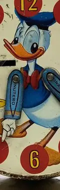Antigua Alcancía Lámina Rico Mac Pato Disney Monte De Piedad Antigua Alcancía Lámina Rico Mac Pato Disney Nacional Monte De Piedad Azul Acero — Coleccionables vintage, años 80s (foto 8)