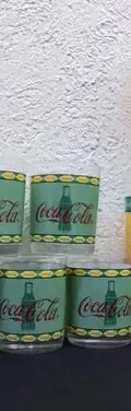 Set Jarra Con Vasos Coca Cola Vintage Luminarc Francia 12pzs — Decoración vintage, años 90s