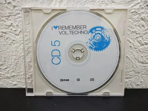 Cd I Love Remember Vol. Techno Cd5 Solo Disco Original Estándar — Audio vintage, años 90s