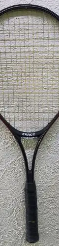 Raqueta De Tenis Voit Exact Empuñadura 4 3/8 Vintage Negro 0 — Coleccionables vintage (foto 2)
