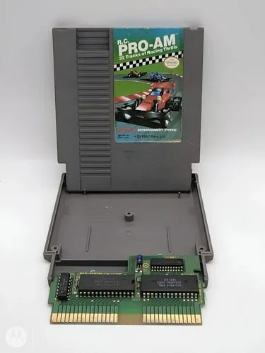 Rc Pro-am 32 Tracks Of Racing Thrills Para Nintendo Nes 1987 — Gaming vintage, años 80s