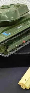 Tanque De Guerra Clim T-206 Metal Lanza Ventosas Vintage 70s Verde Musgo — Coleccionables vintage, años 70s