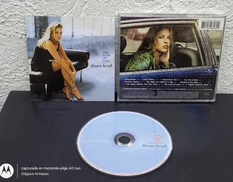Cd Diana Krall - The Look Of Love Universal Music 2001 Orig Estándar