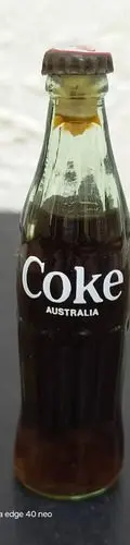 Mini Botella Vintage Coca Cola Australia 8cm Retro 90's — Coleccionables vintage, años 90s (foto 4)