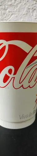 Vaso Coca Cola La Ola Musical Viva La Gente Samsonite 90's B — Coleccionables vintage, años 90s (foto 4)