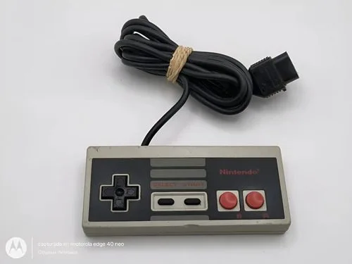 Control Para Nintendo Nes De 1985 Retro Original Gris Gris — Gaming vintage, años 80s