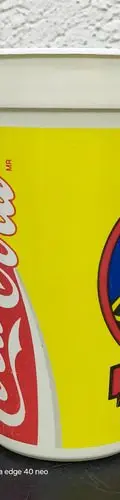 Vaso Dick Tracy Coca Cola Retro Vintage 90's Original Blanco Con Amarillo — Coleccionables vintage, años 90s (foto 5)