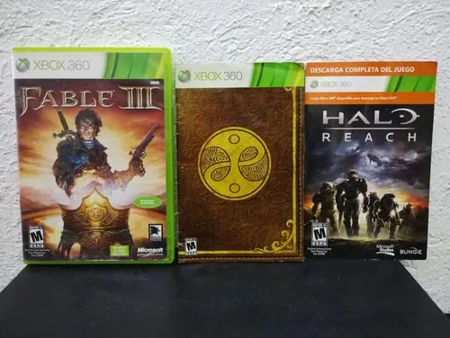 Fable 3 Xbox 360 Solo Caja Y Manual Original — Gaming vintage, años NOW